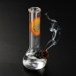 Preview: Glas Mini Kolben Bong Beaker, ca. 12cm "Champ High Chemistery"